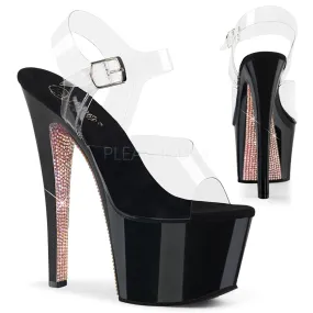 7" Platform Rhinestone Heel (SKY-308CRS)