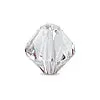 5328 Swarovski xilion bicone crystal silver shade 4mm (40)