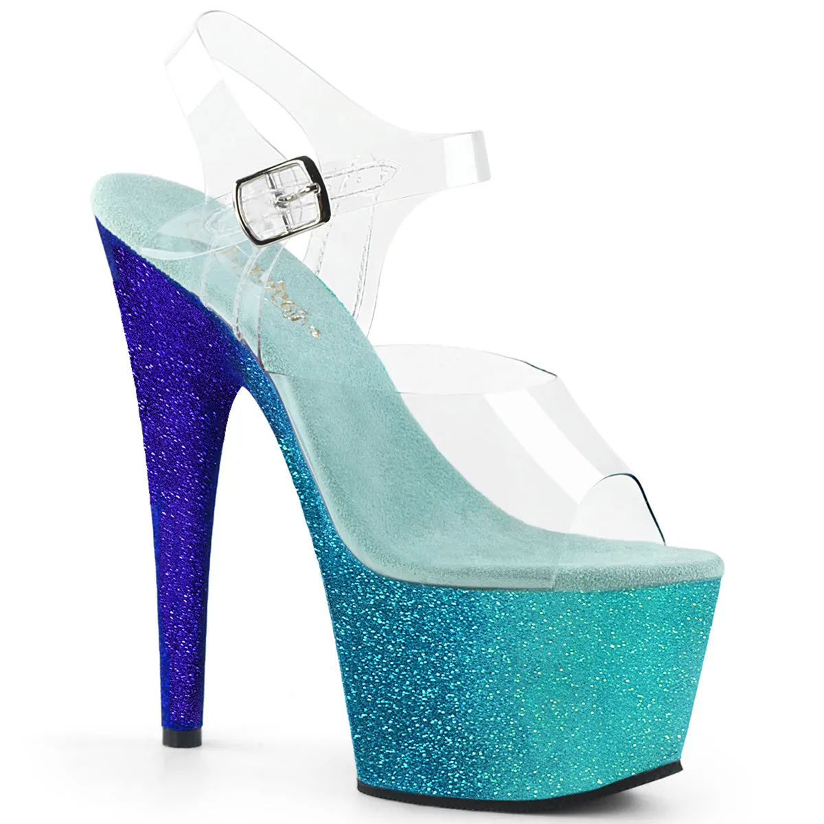 7" Ombre Glitter Heel (ADORE-708OMBRE)