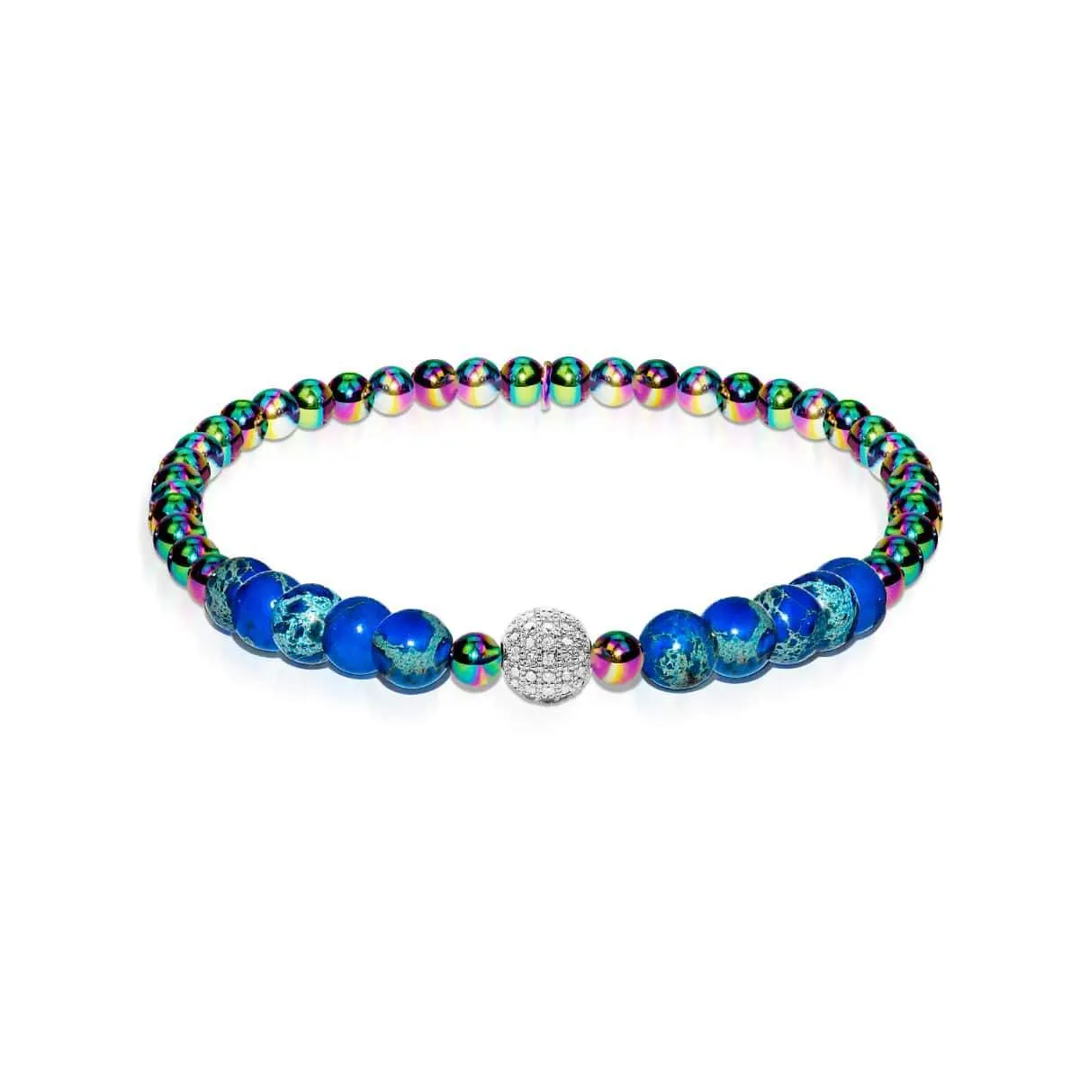 Atlantis | Unicorn Silver | Crystal Sea Gemstone Bracelet