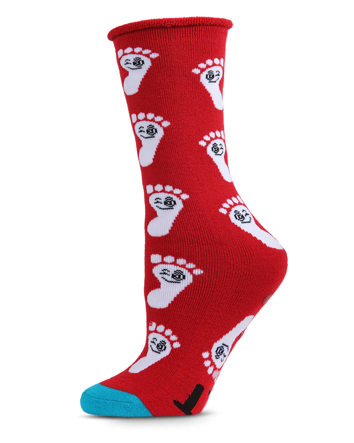 Back On Your Feet Greeting Card Crew Socks