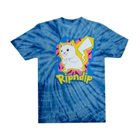 Catch Em All Tee (Blue Spiral Dye)