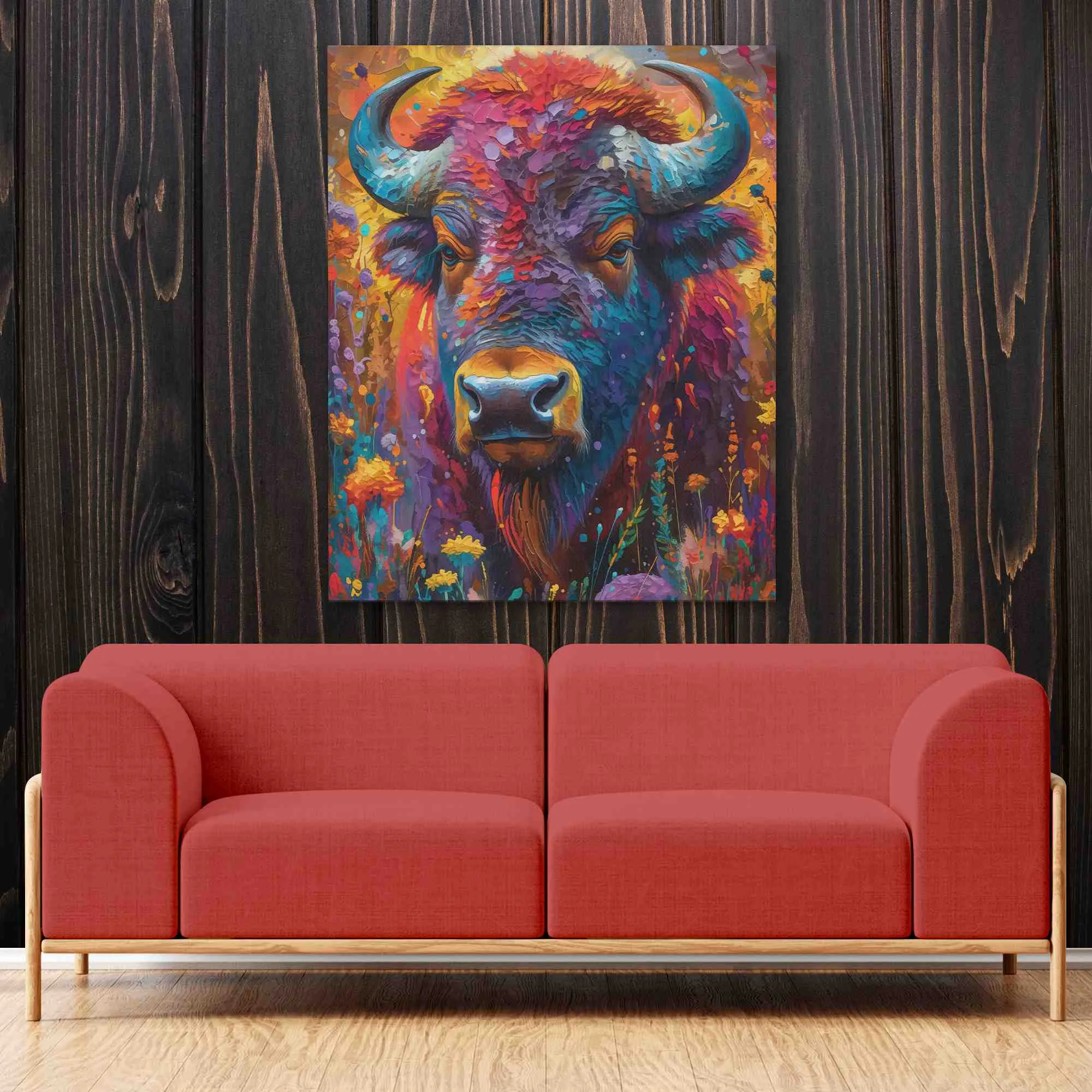 Colorful Buffalo