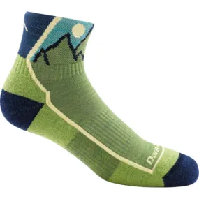 Darn Tough Green 1/4 Cushion Jr. Hike Sock