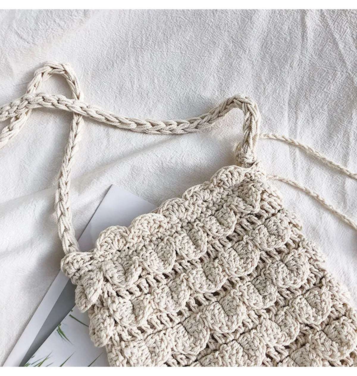 Elena Handbags Crochet Mini Bag