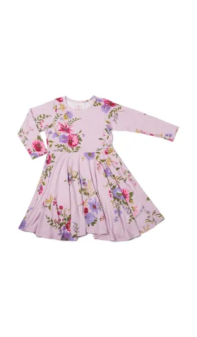 Kendyl Kids Twirly Dress - Dusty Rose