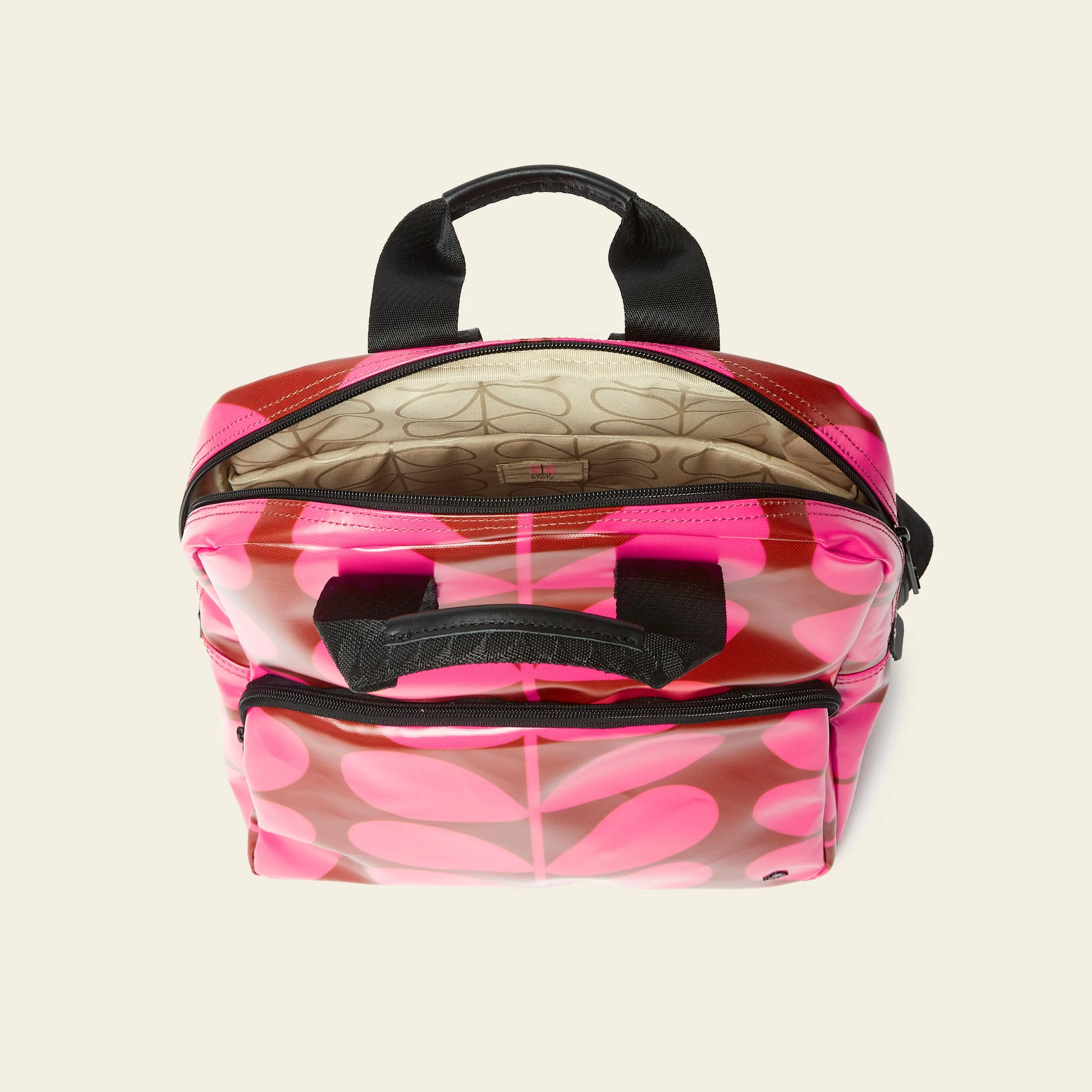 Lotta Backpack - Solid Stem Cerise