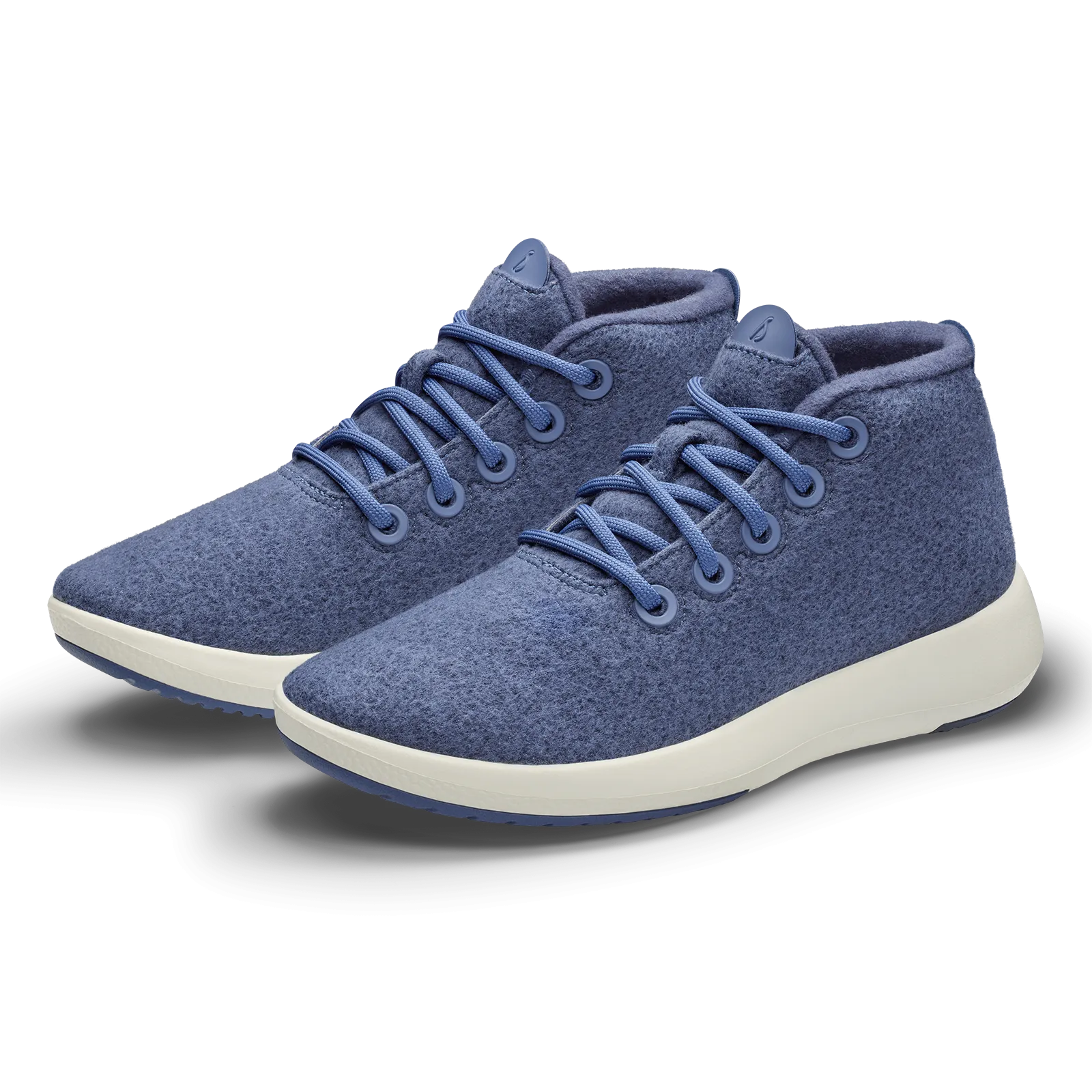 Men's Wool Runner-up Mizzles - Hazy Indigo (Natural White Sole)