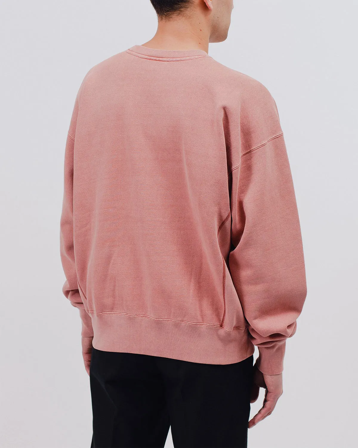 Natural Dyed Crew Fleece - Brick