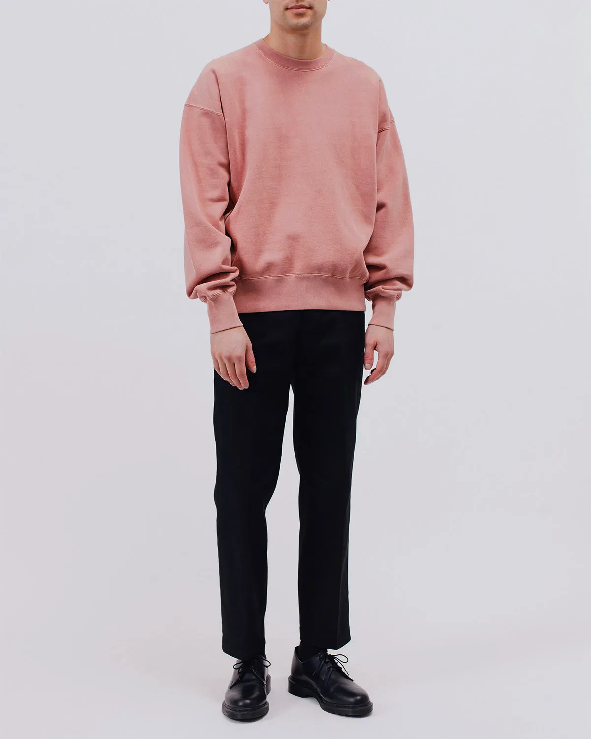 Natural Dyed Crew Fleece - Brick