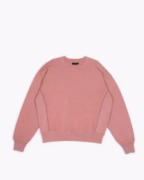 Natural Dyed Crew Fleece - Brick