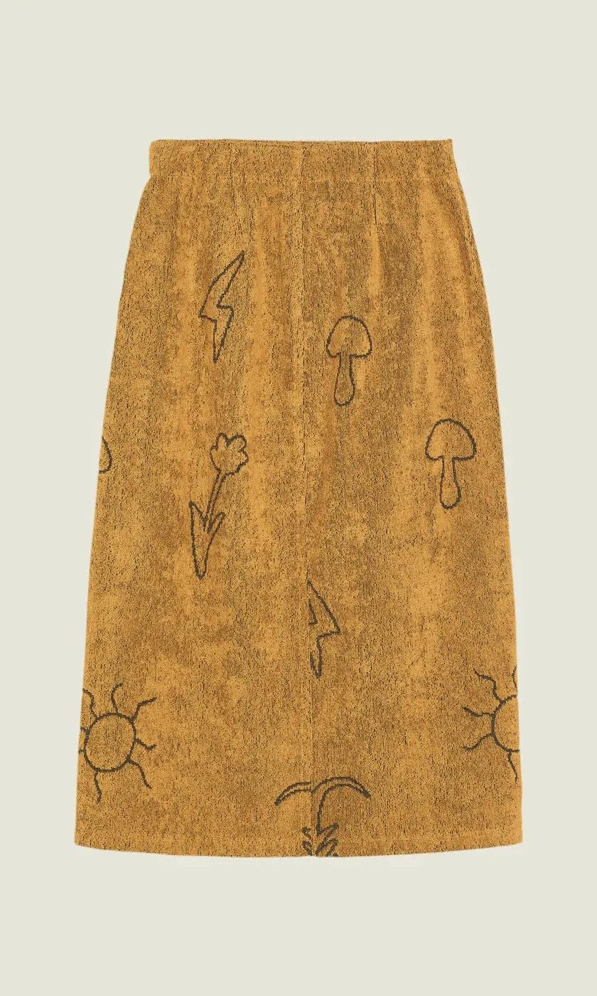 OAS Tattoo Bay  Beach wrap Terry Skirt