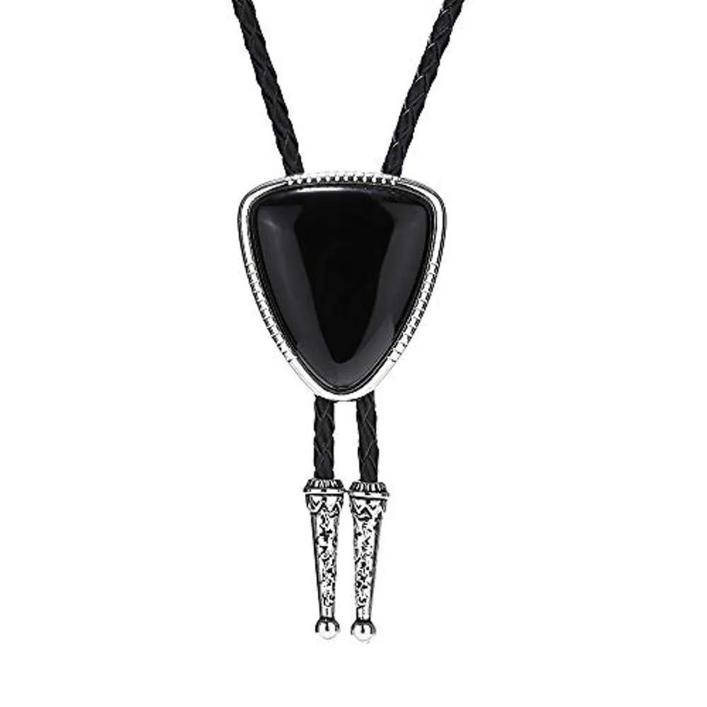 Onyx Bolo Tie