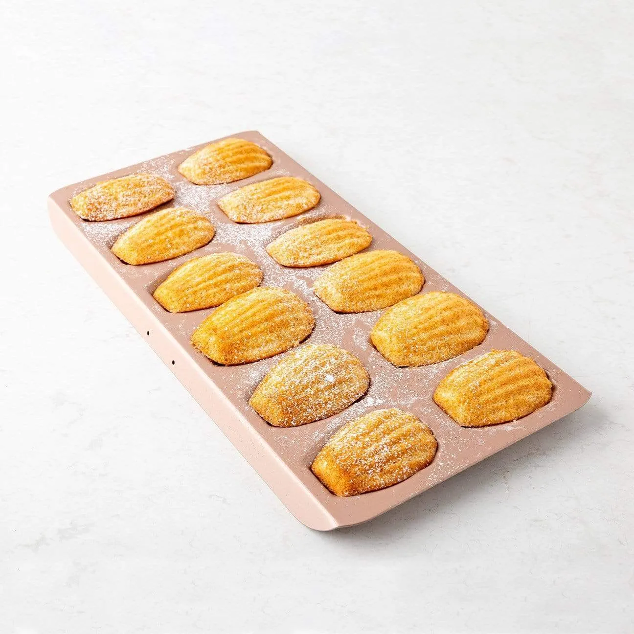 Pack of 2 Rose Gold Madeleine Trays