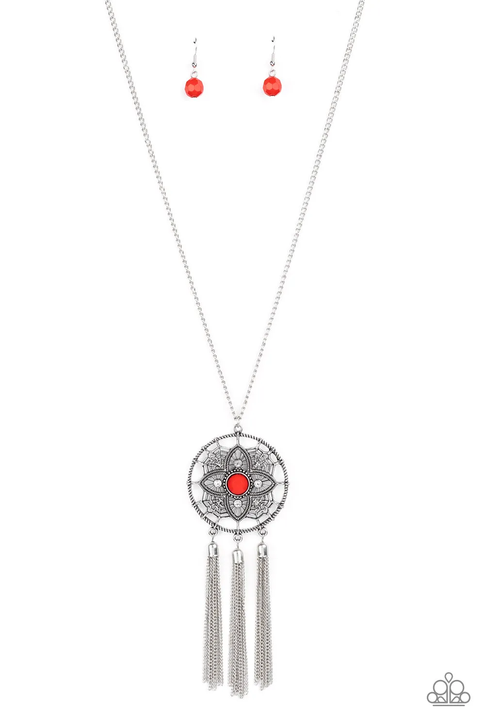 Paparazzi Necklace ~ Chasing Dreams - Red Necklace