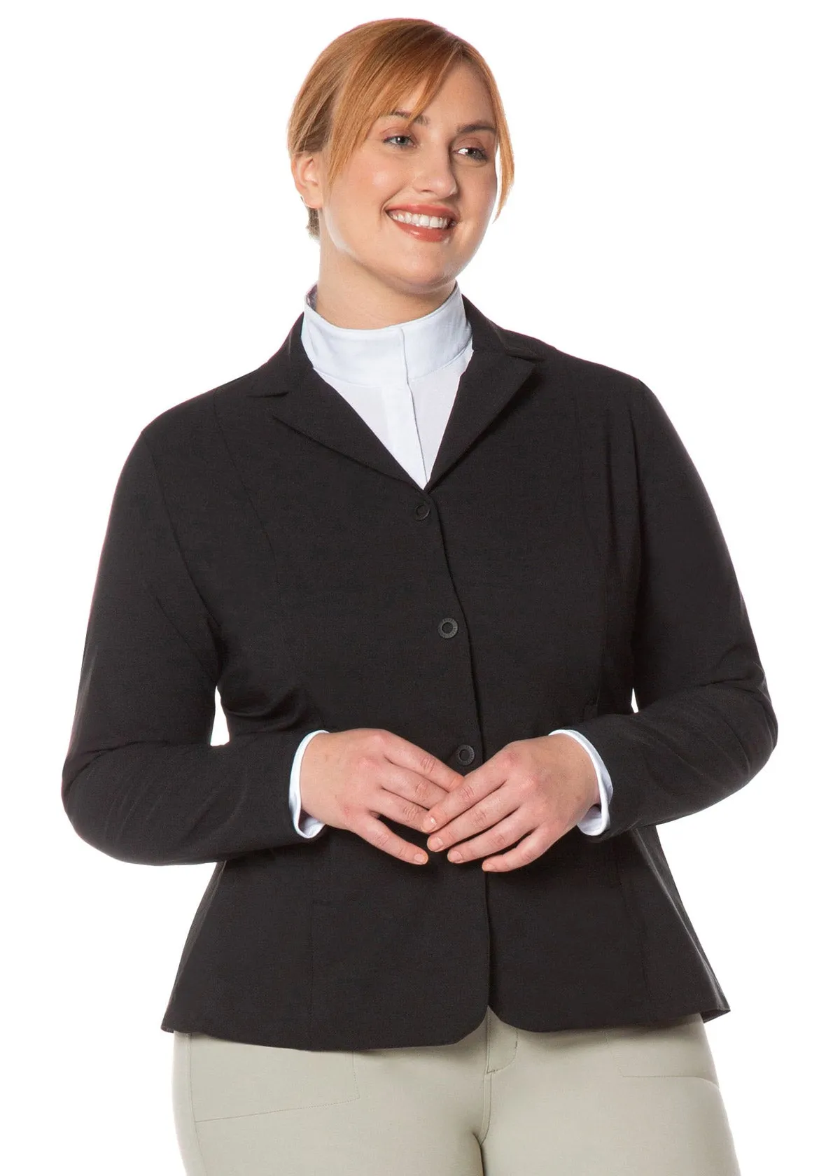 Petite Stretch Competitor Show Coat - 3 Snap