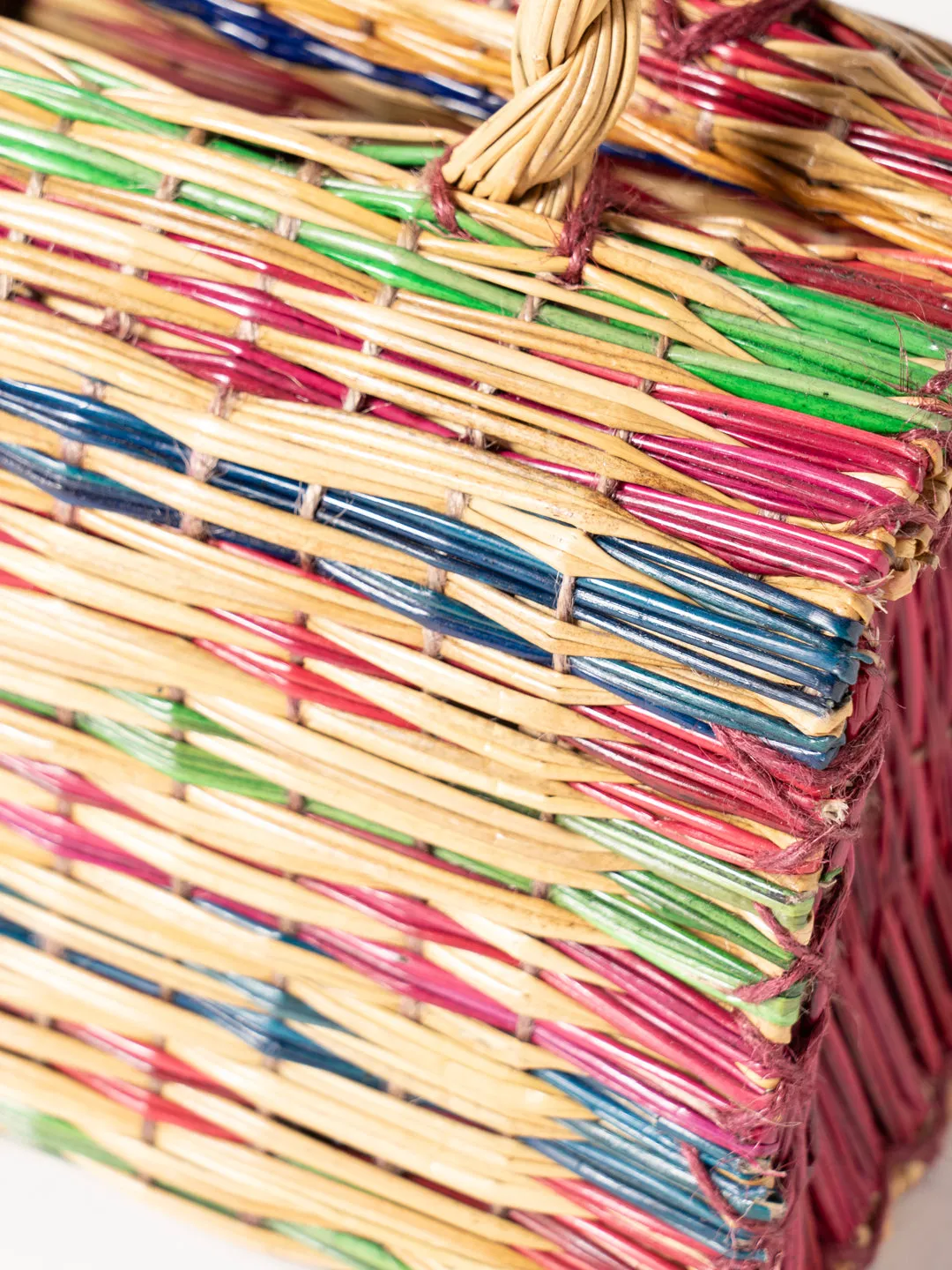 Portuguese small straw basket