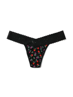 Printed DreamEase® Low Rise Thong English Rose Sale