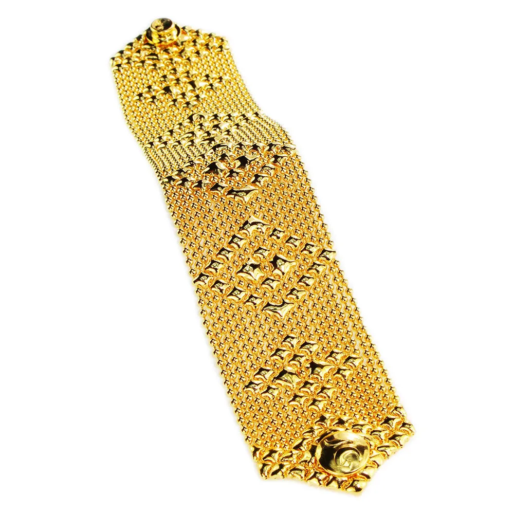 SG Liquid Metal TB32 – G24K Gold 24K Finish Bracelet by Sergio Gutierrez