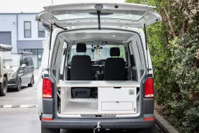 Simple Surfer - Volkswagen Transporter Crewvan Fitout w/ Single Drawer   Board Slot