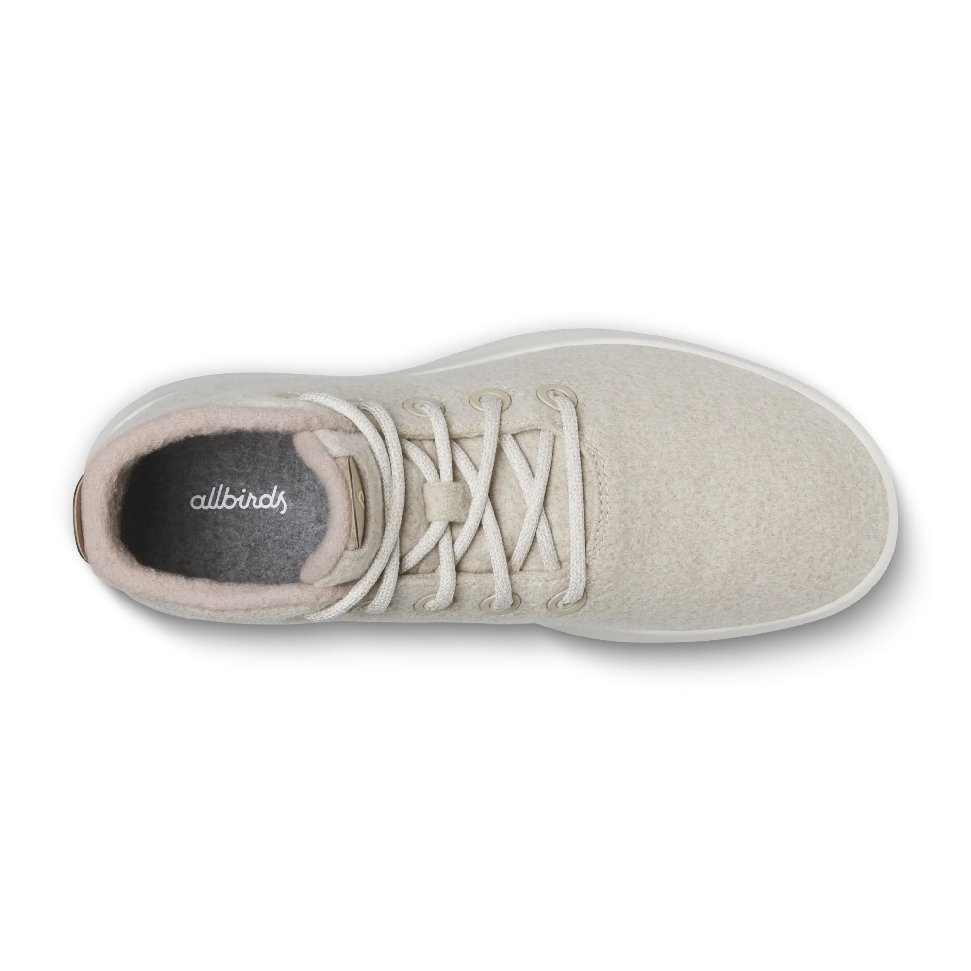 Women's Wool Runner-up Mizzles - Stony Cream (Natural White Sole)